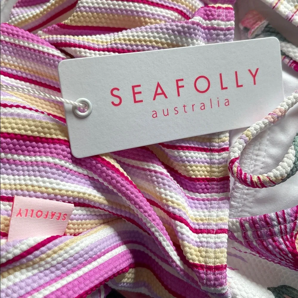 Seafolly Australia Girls One Piece Swimsuit Size 8